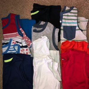 Boys Lot Size 4 Sleeveless (10 Shirts)